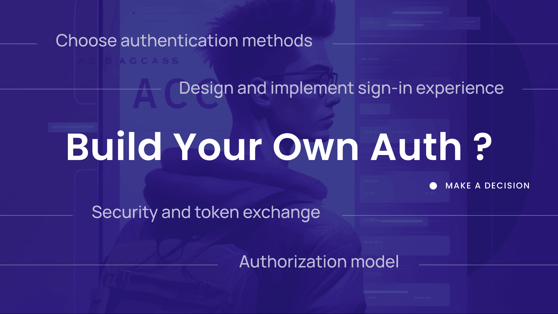 Do you need to build your own auth for apps?