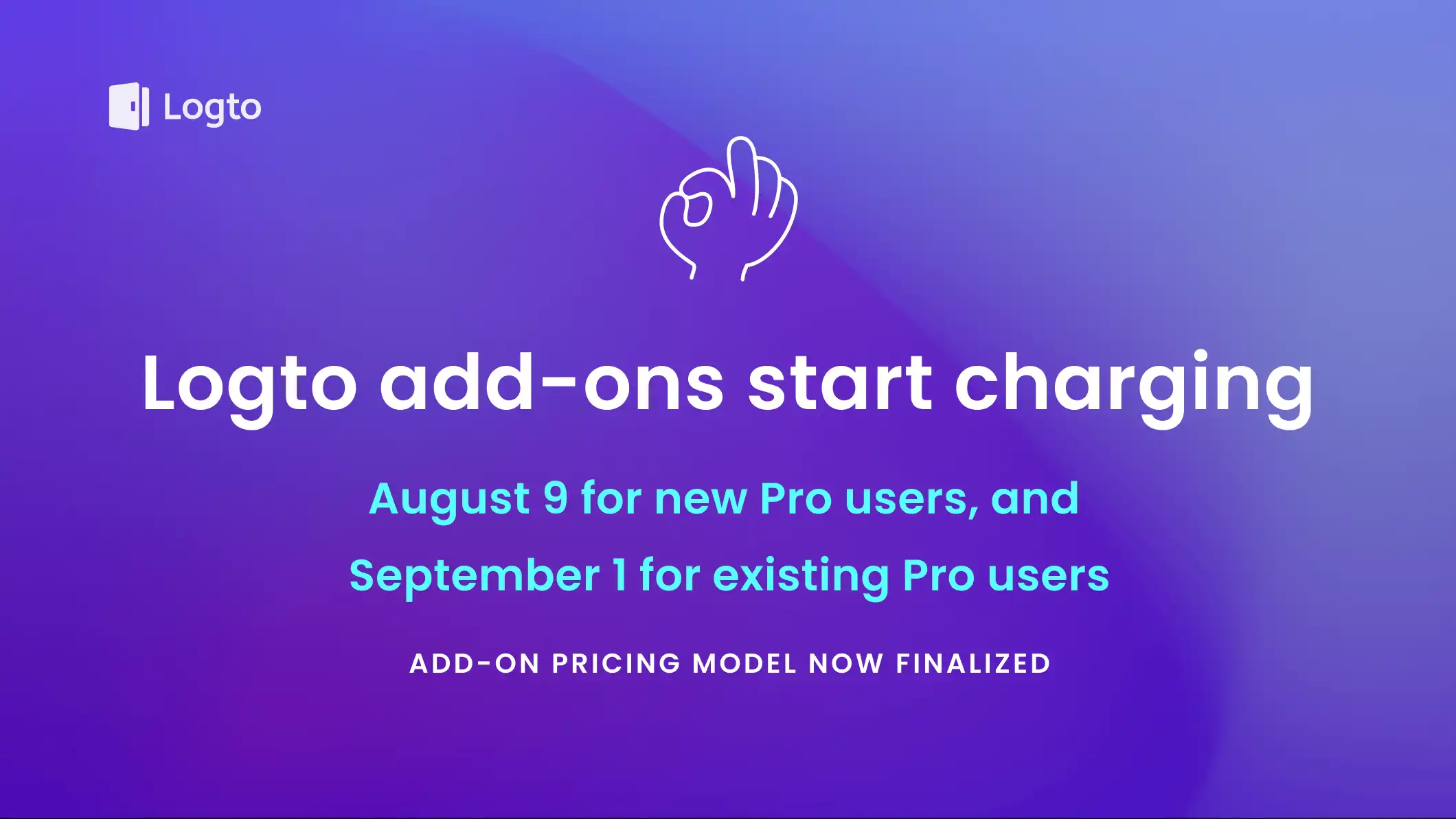 Update on Logto Cloud pricing: Add-ons start charging