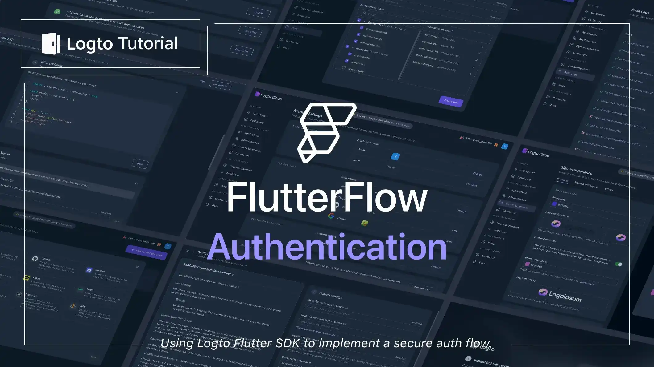 Custom FlutterFlow authentication using Logto