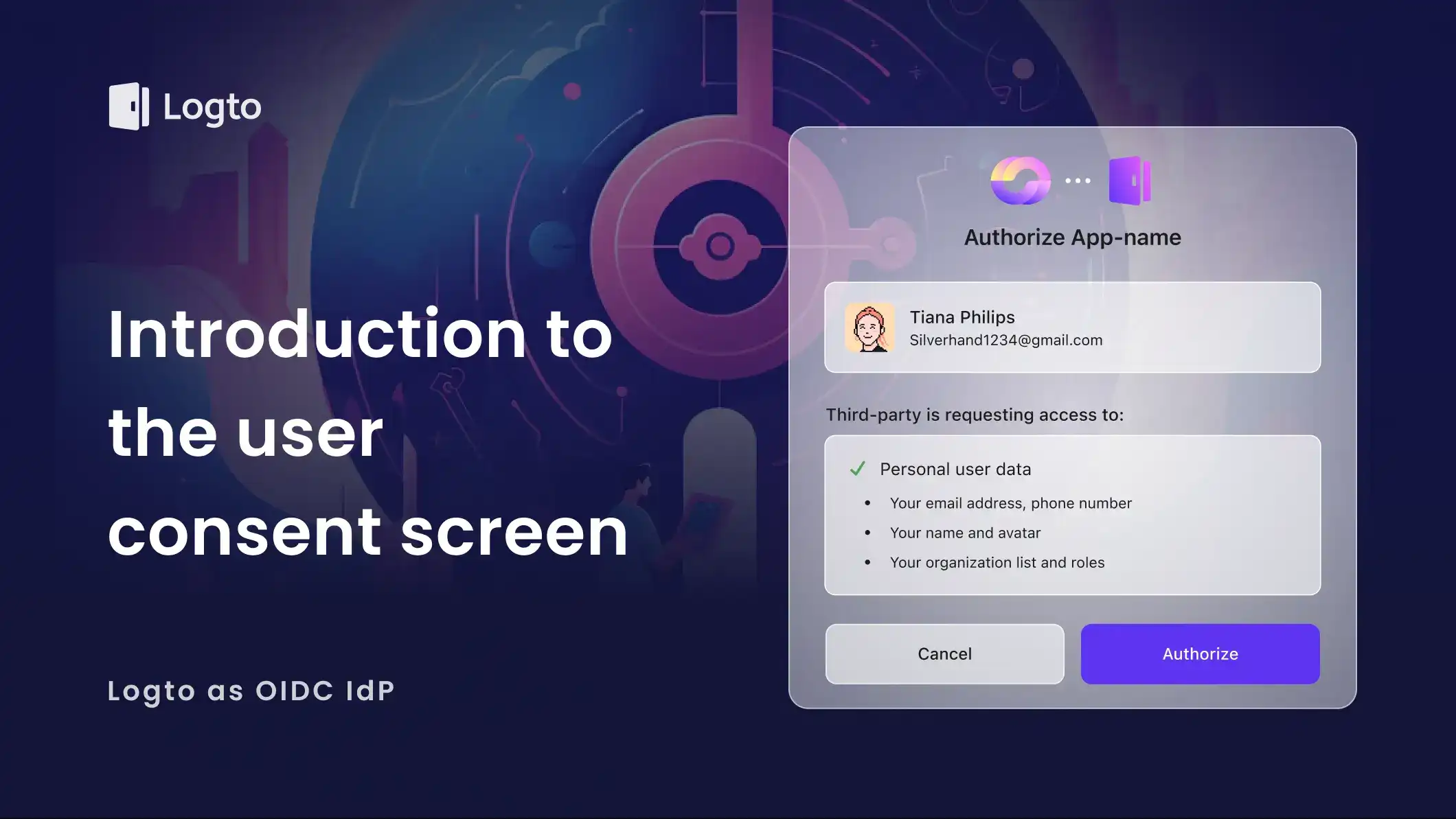 Introduction to the user consent screen