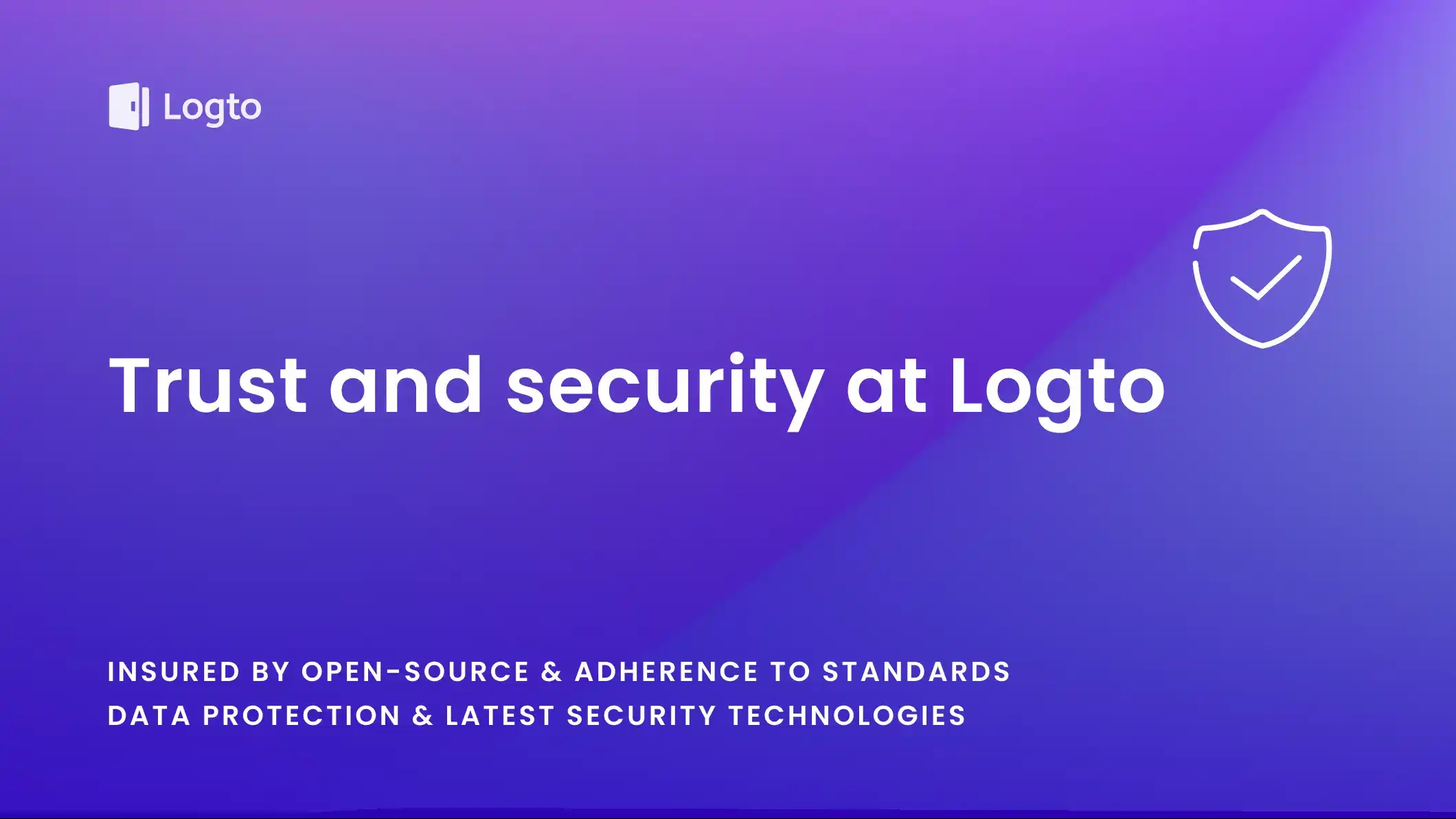 Trust and security at Logto