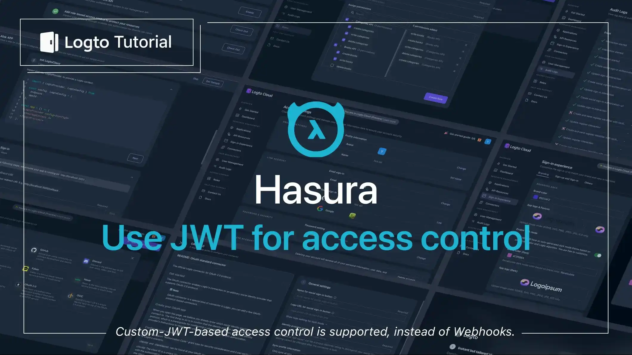 Logto x Hasura: Use JWT for access control