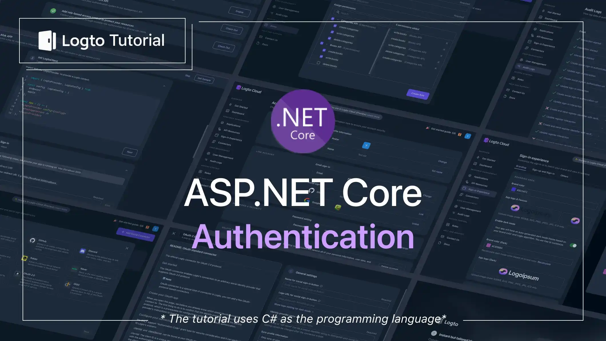 Build ASP.NET Core authentication with Logto