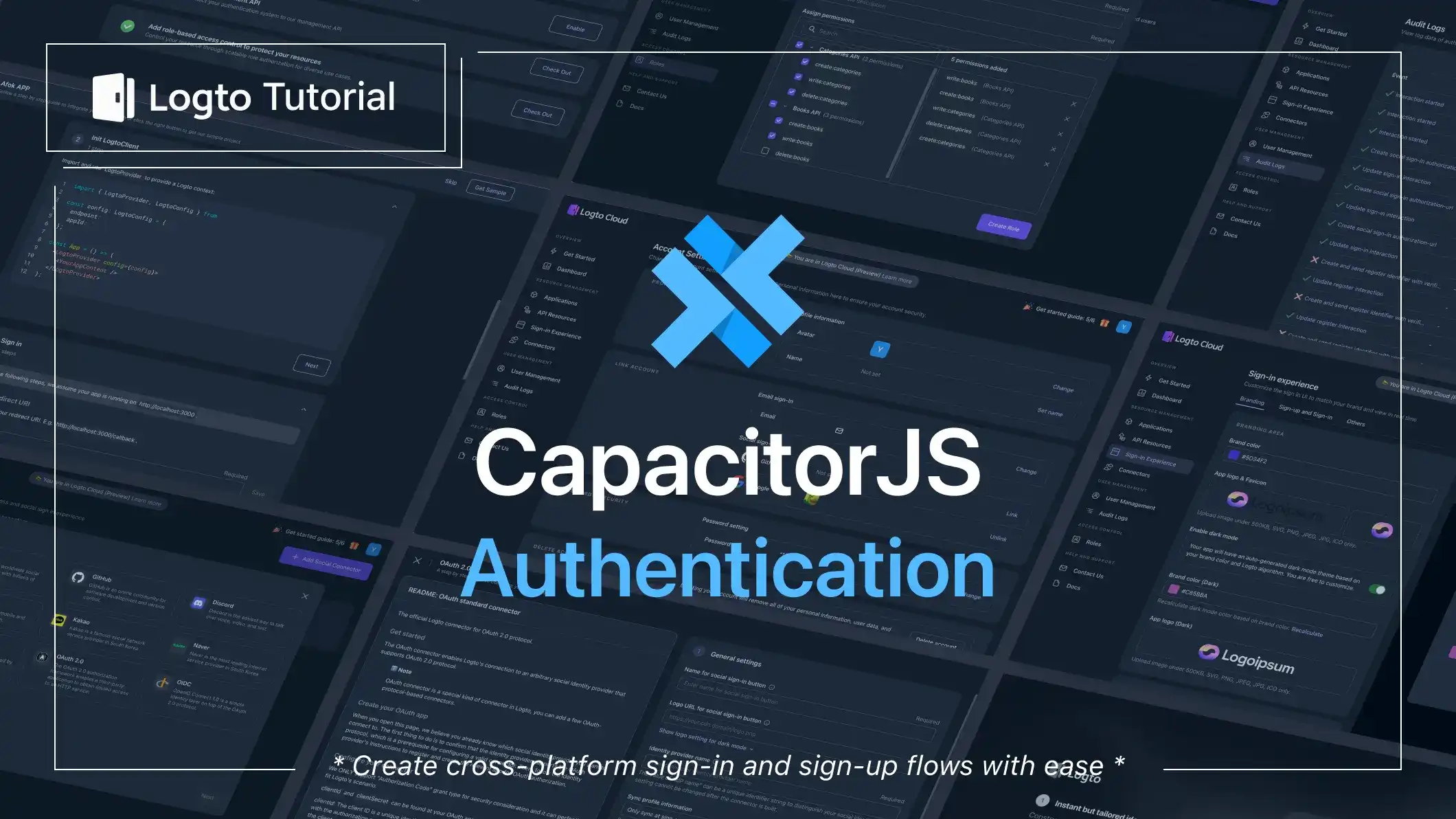 Build CapacitorJS authentication with Logto