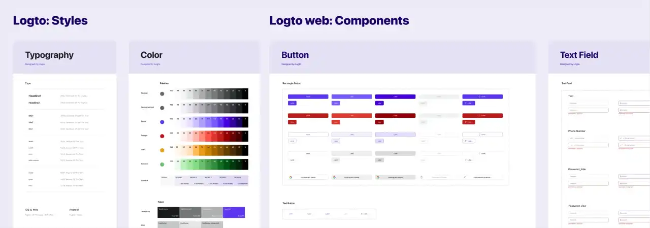 Styles and components