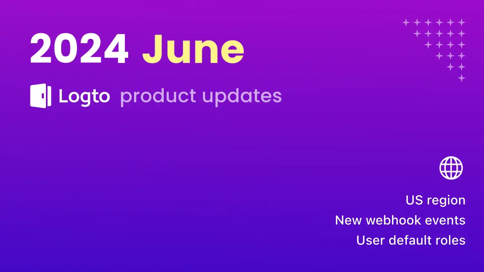 Logto product updates (2024 June)