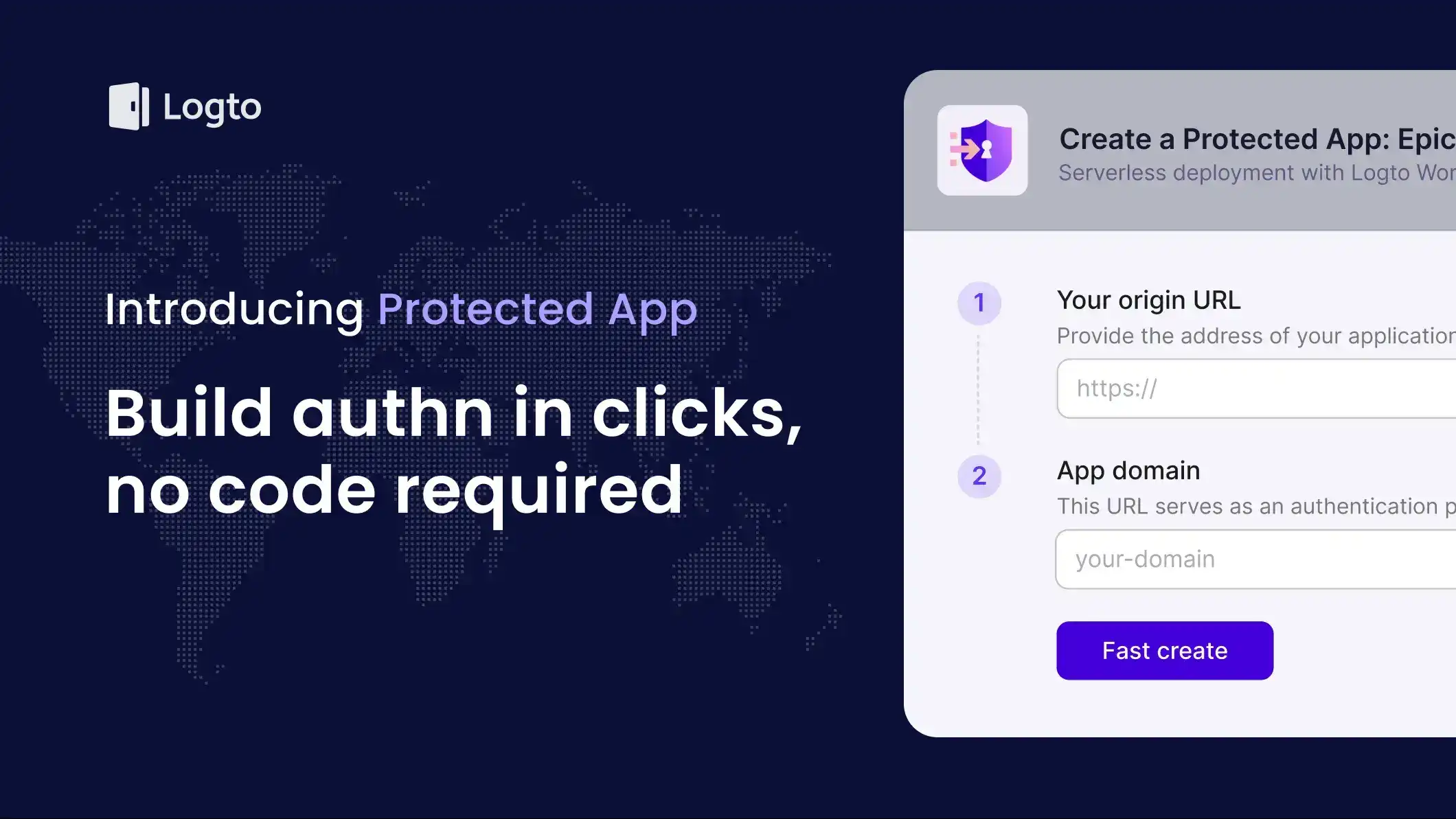Introducing Protected App: Build authentication in clicks, no code required