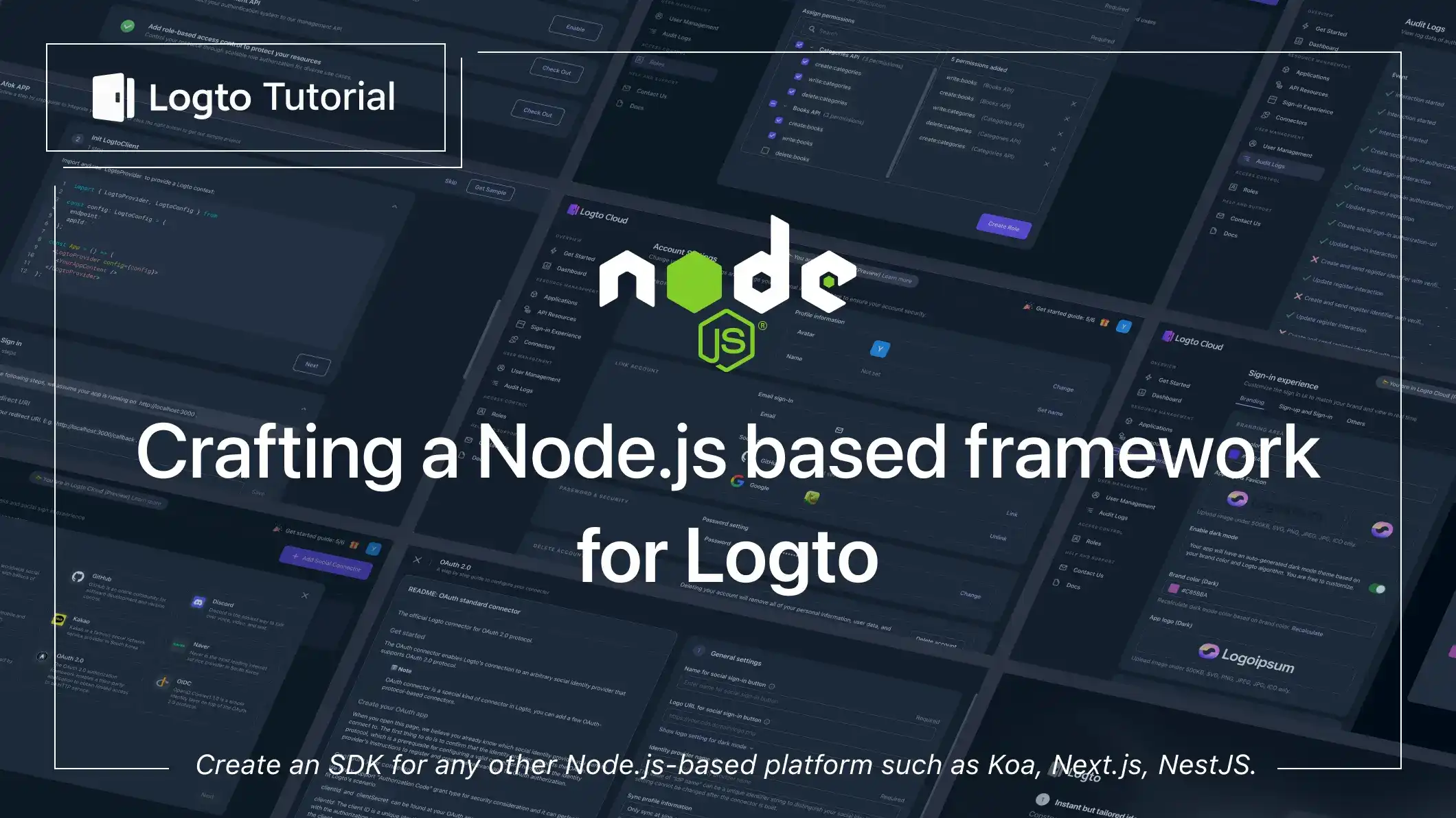 Crafting a Node.js based framework SDK for Logto in minutes